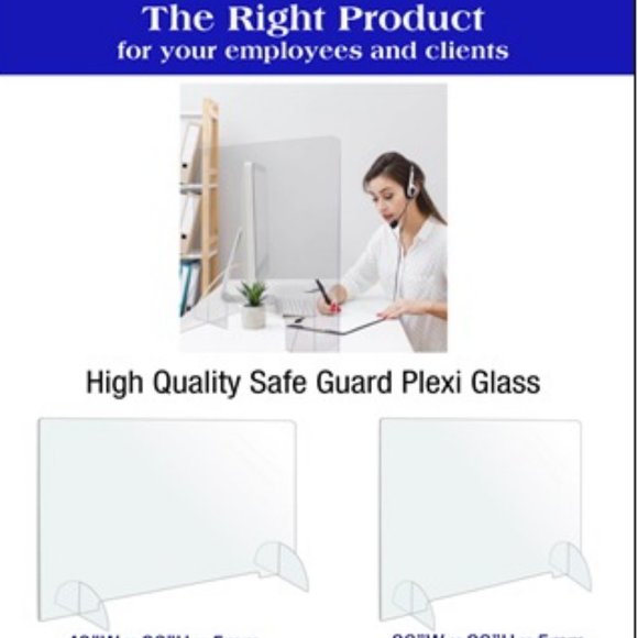 plexi glass retail shields - Picture 1 of 1